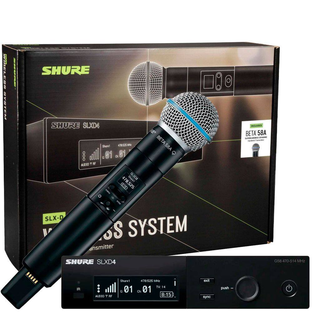 Microfone Sem Fio Shure Beta Slxd24/B58-G58