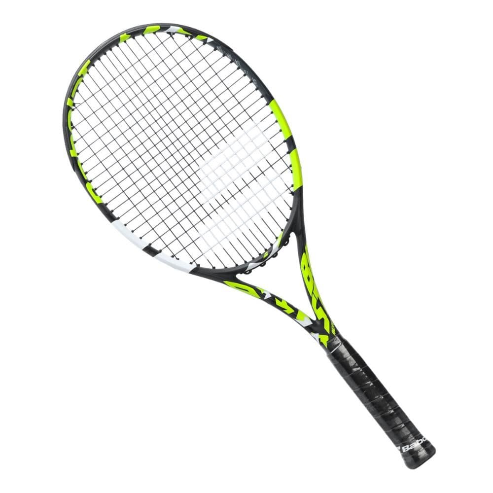 Raquete De Tênis Babolat Boost Aero Cinza grafite e Verde Limão