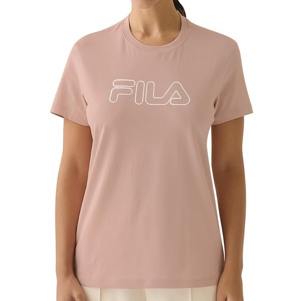 Camiseta Fila Basic Outline Nude Rose