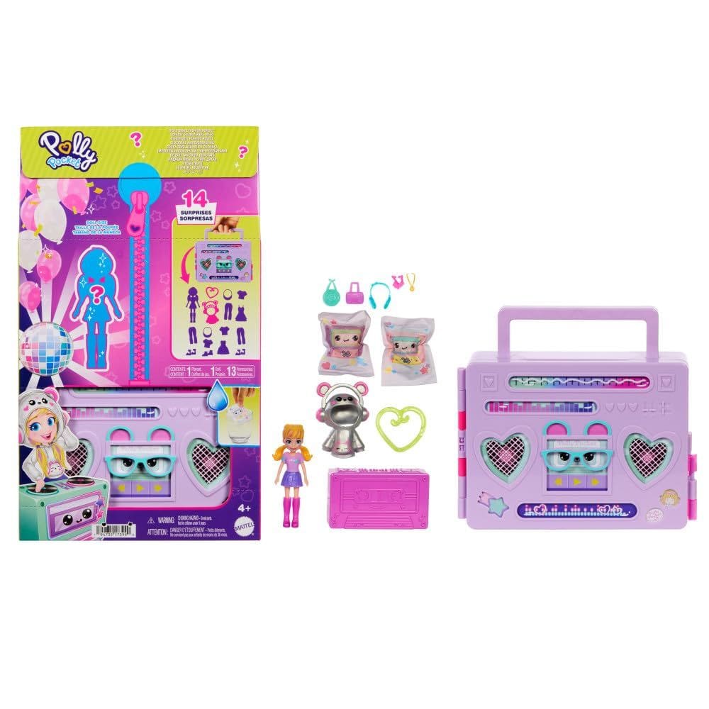 Boneca Fashion Polly  Disco Dance com 16 acessórios