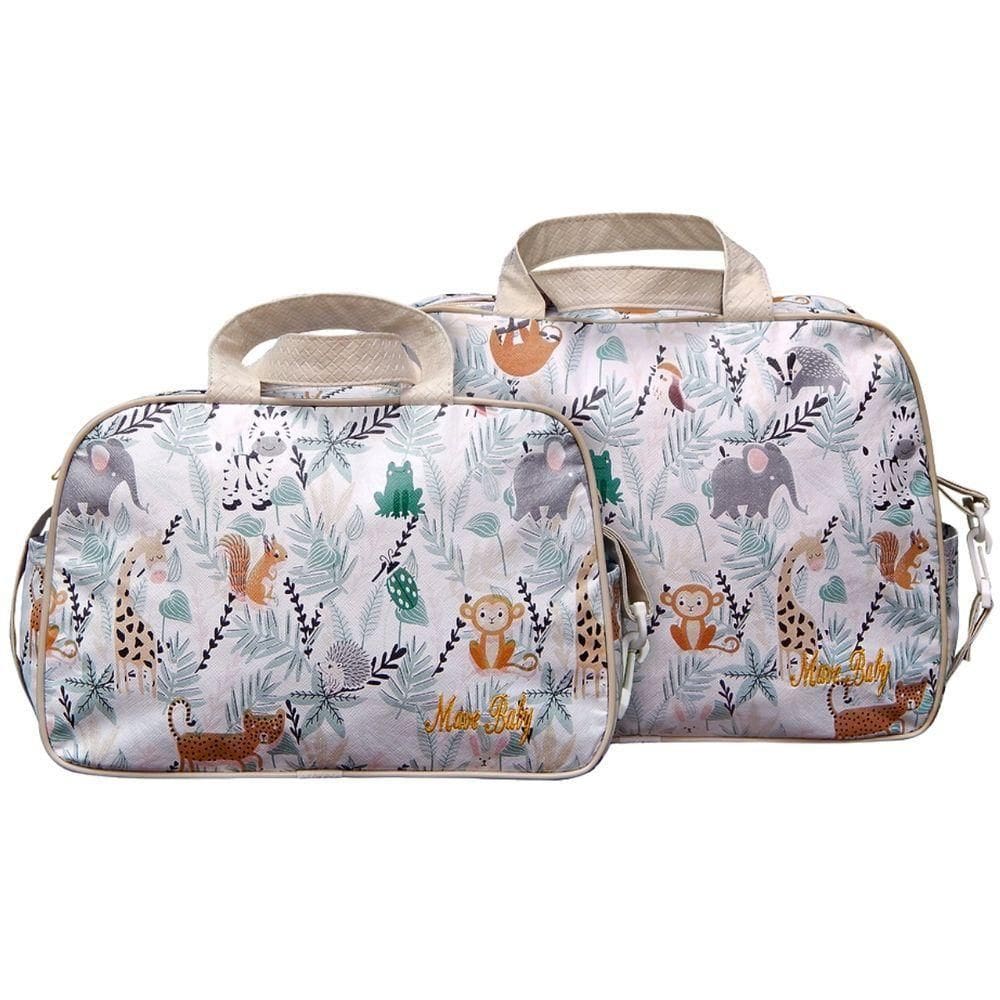 Kit Bolsas Maternidade Floresta Baby Bege