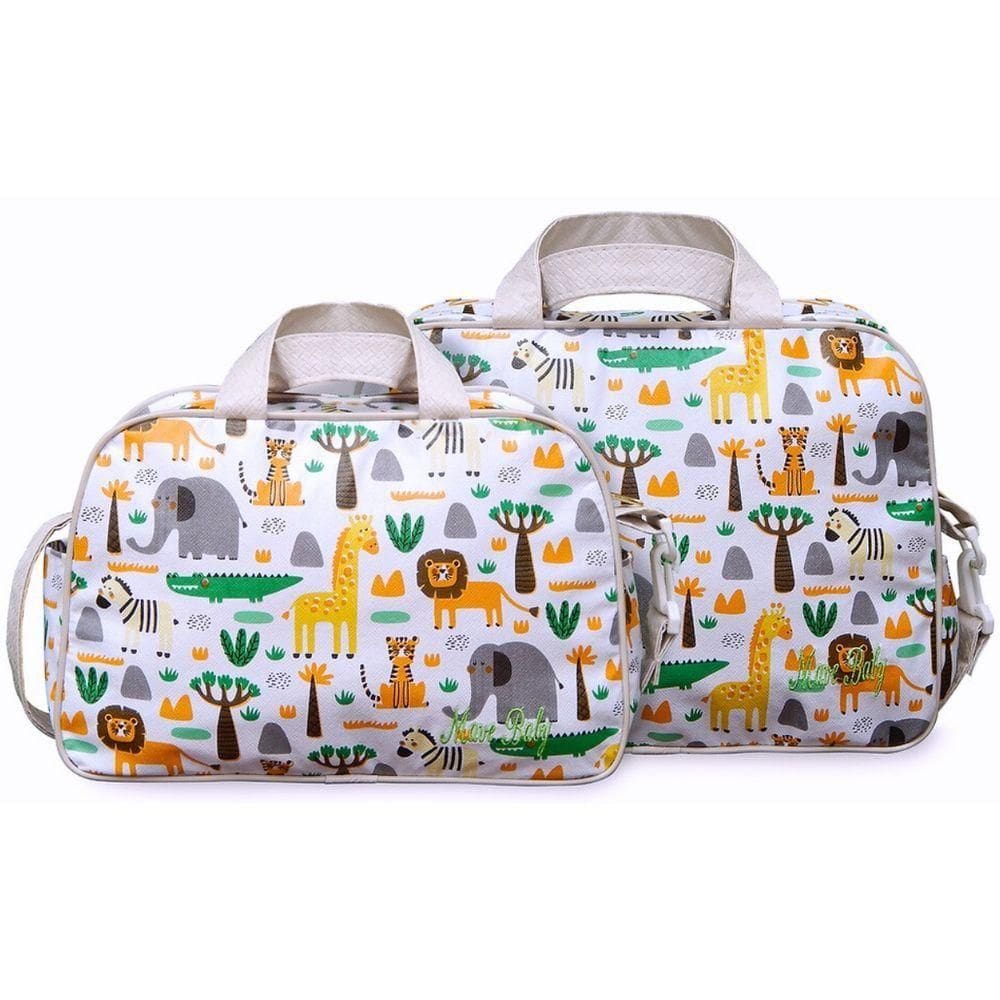 Kit Bolsas Maternidade Animais Baby Bege