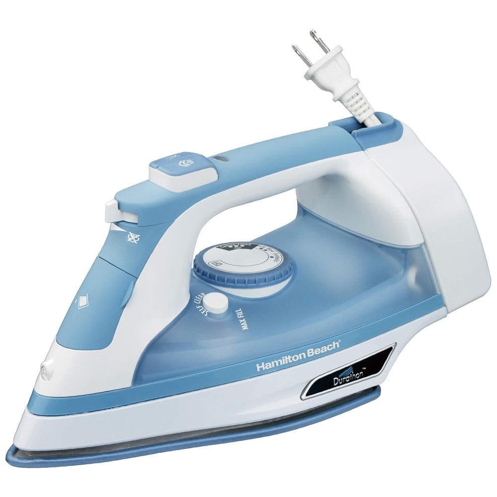 Ferro de Passar e sistema de vaporização, com Desligamento Automático, 1500W, 110W, HAMILTON BEACH 19701, Azul
