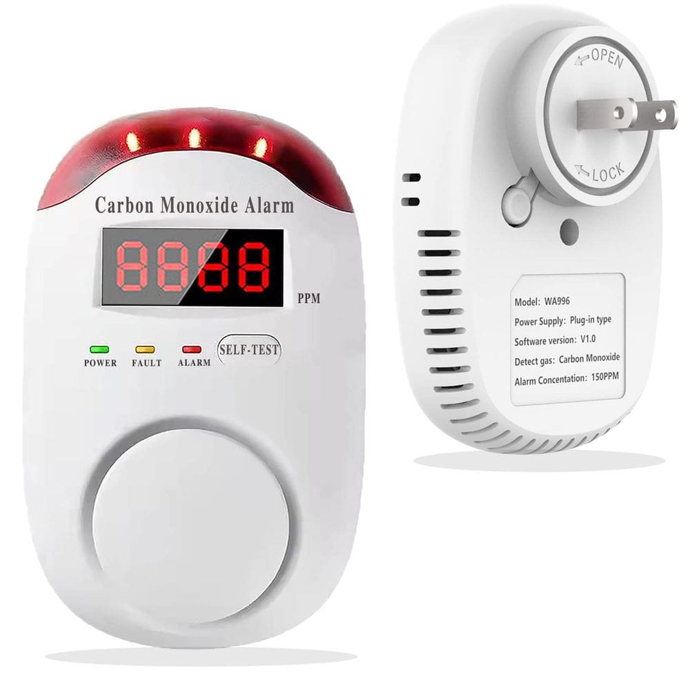 Detector portátil de monóxido de carbono Colorwell com display LED