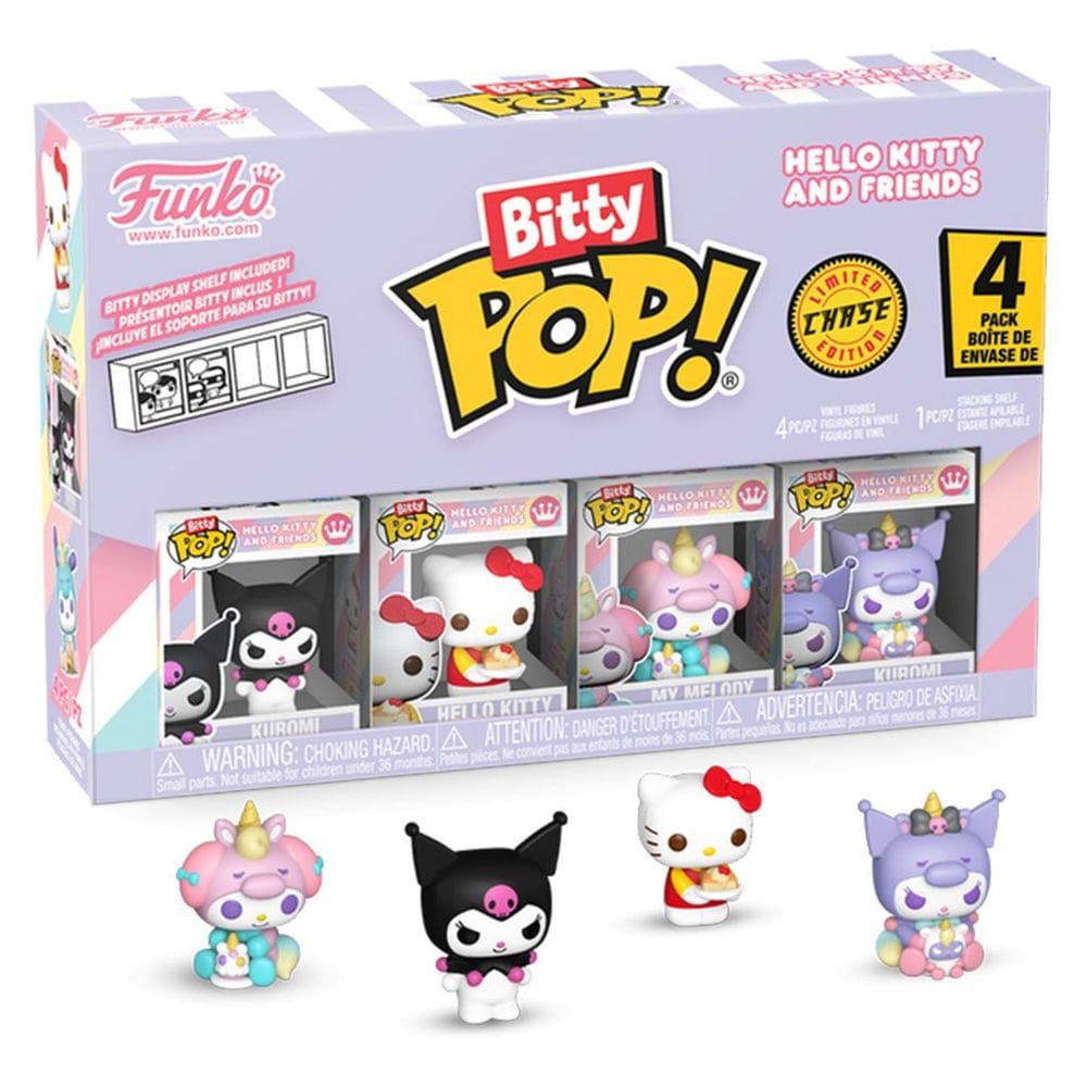 Funko Bitty Pop Hello Kitty Kuromi 4 pack