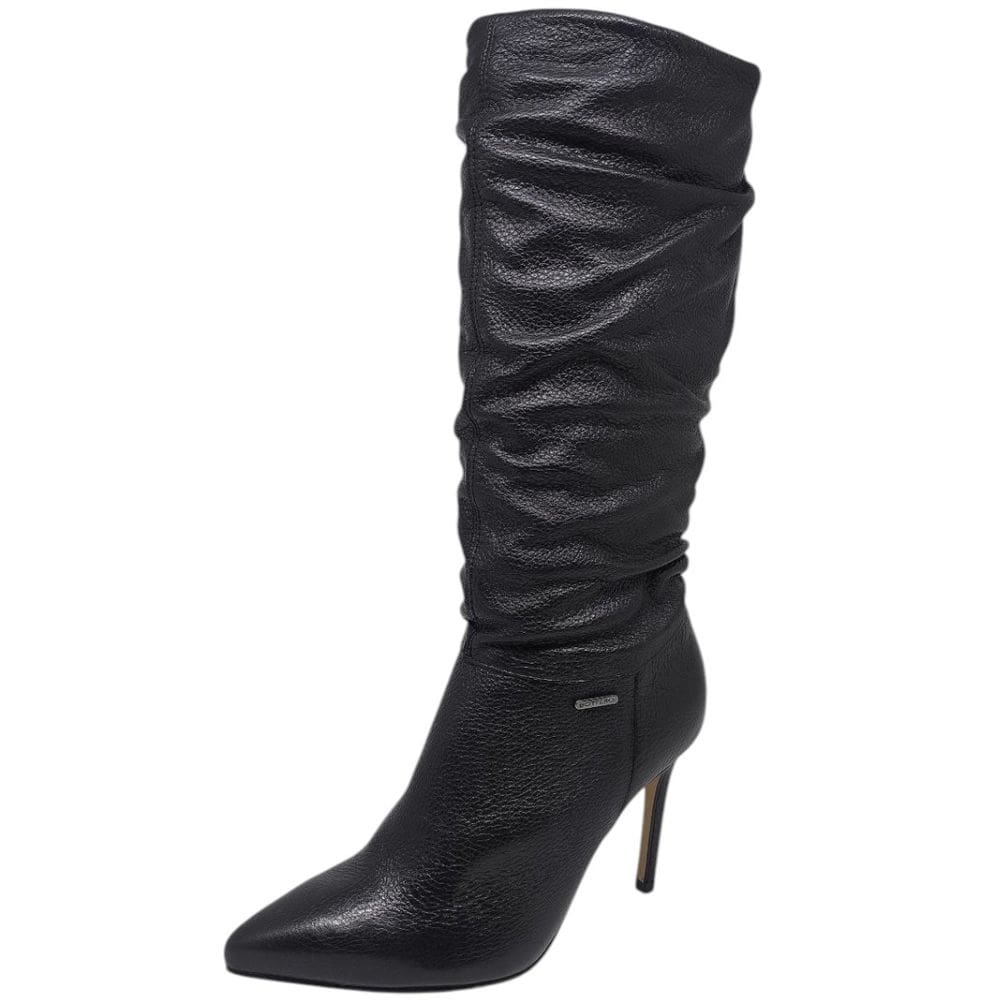 Bota Feminina Salto Fino Cano Alto Elegante Moderna Bottero
