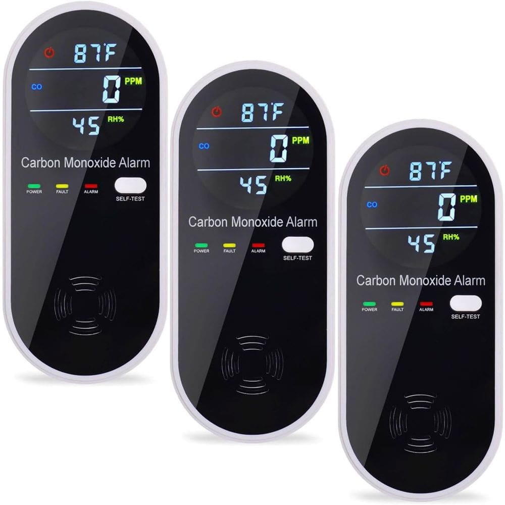 Detector de monóxido de carbono WESHLGD KH106 Display LCD plug-in