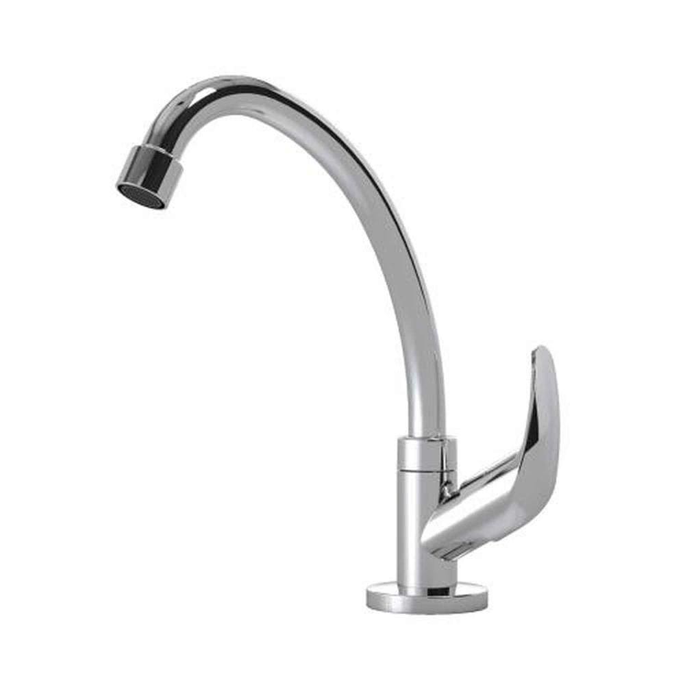 Torneira Mesa Bica Móvel Alta 1168 Monocomando Abs 1/4 De Volta Dn15 - Injet Plast