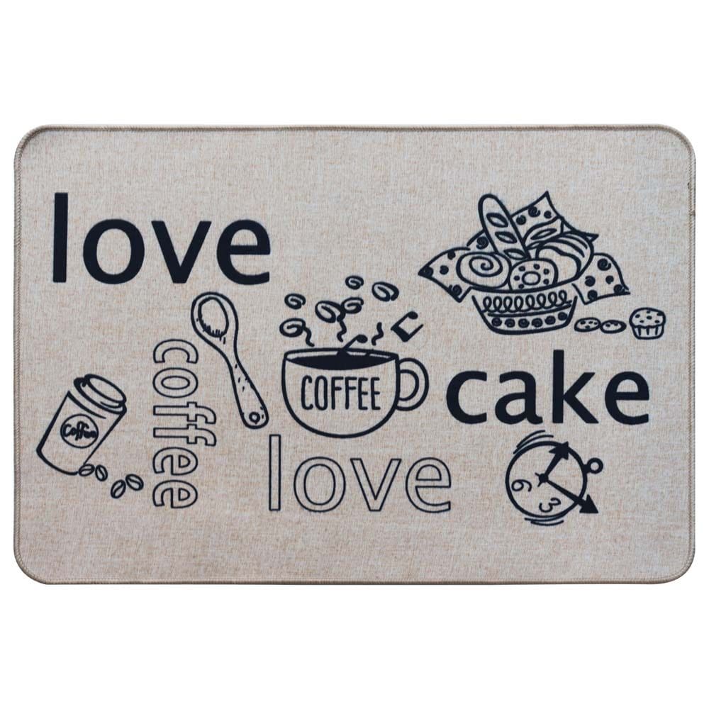 Tapete Cozinha Linho 0,45 x 1,10 Estampado diverso Niazitex