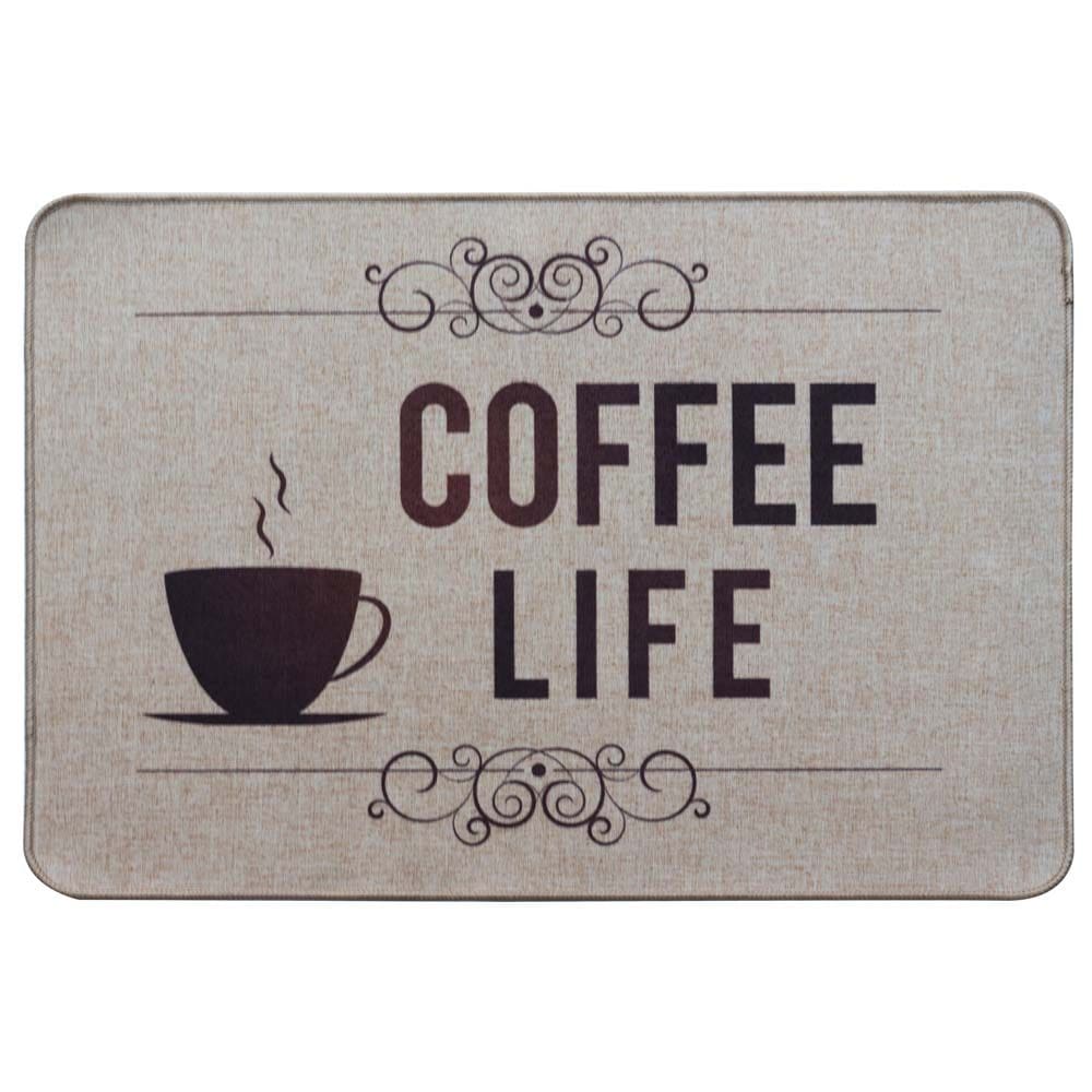 Tapete Cozinha Linho 0,45 x 0,65 Estampado diverso Niazitex