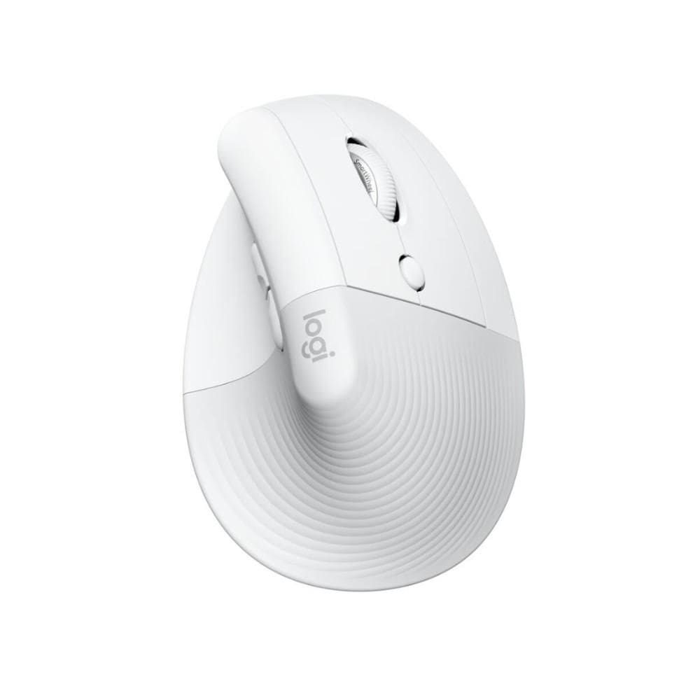 Mouse sem fio Lift, ergonômico vertical, branco, 910-006469