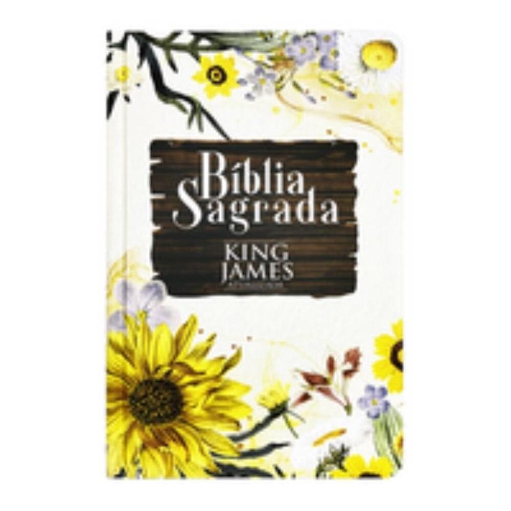 Bíblia slim KJA - girassol