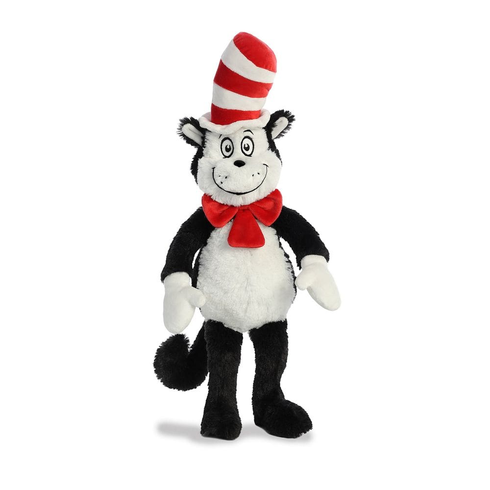 Bicho de pelúcia Aurora Whimsical Dr. Seuss Cat in the Hat in the Hat