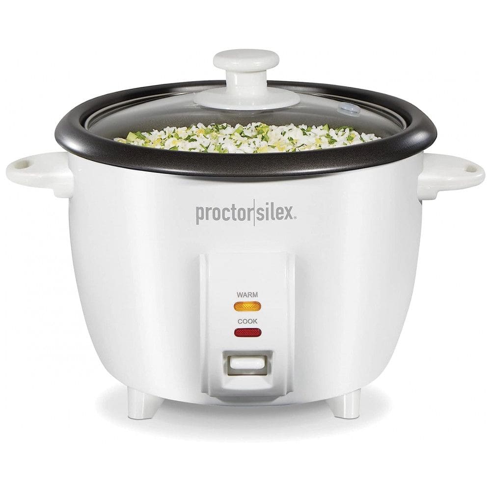 Panela de Arroz Elétrica até 5 Xícaras Cruas com Controle 375W, Branca, 110v, PROCTOR SILEX 37533PS, Branco