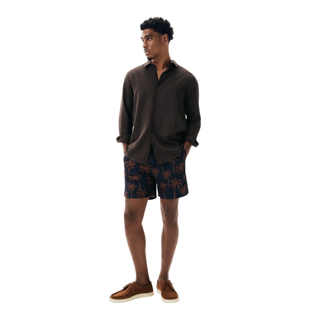 Short Praia Hering Masculino Regular Summer Preto