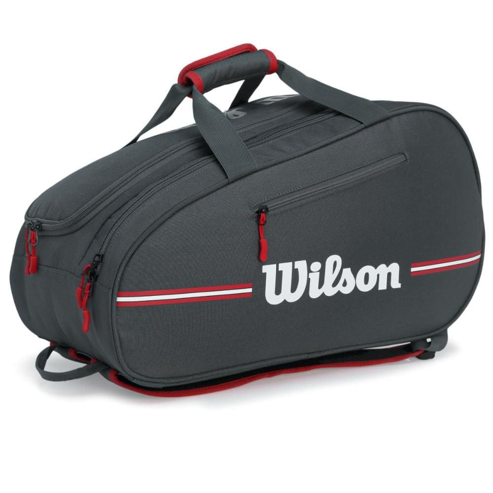 Raqueteira Wilson Team Padel Cinza grafite