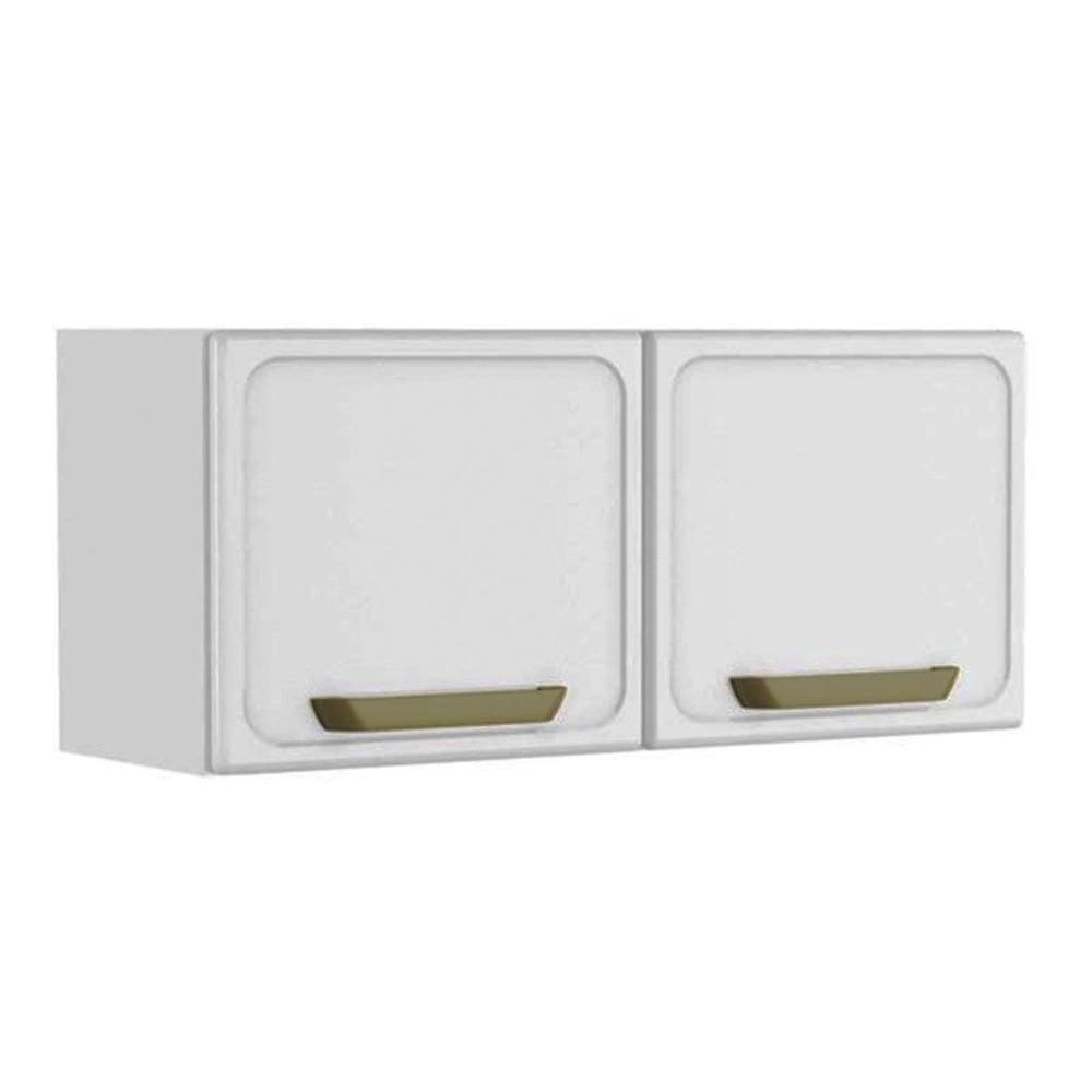 Armário de Cozinha Modulado Bella c/ 2 Portas 80cm Branco - Bertolini