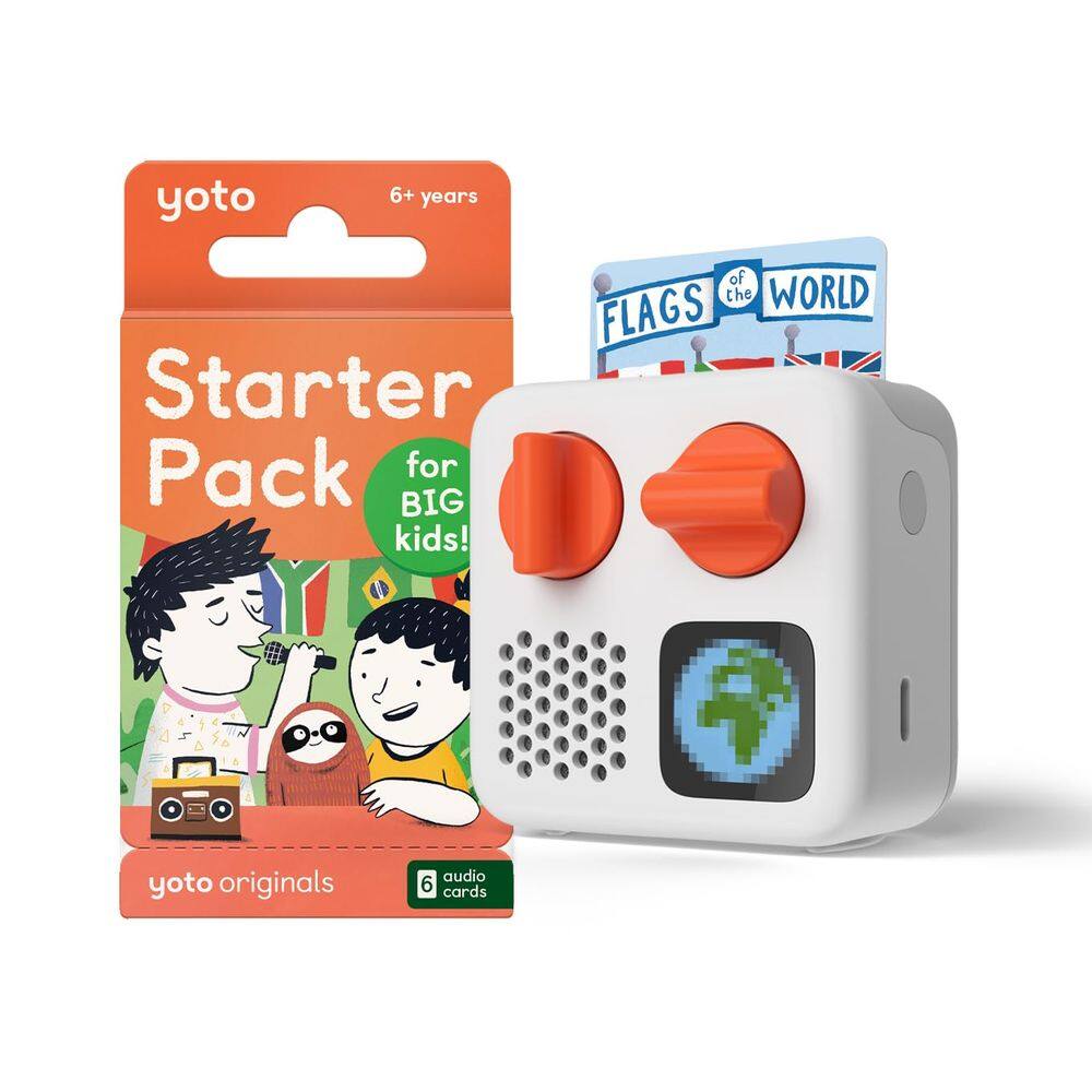 Leitor de áudio YOTO Mini (edição 2024) + Pacote inicial Big Kids