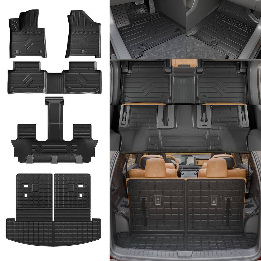 Tapetes de chão + Tapete Rongtaod para Hyundai Santa Fe 2024-2025