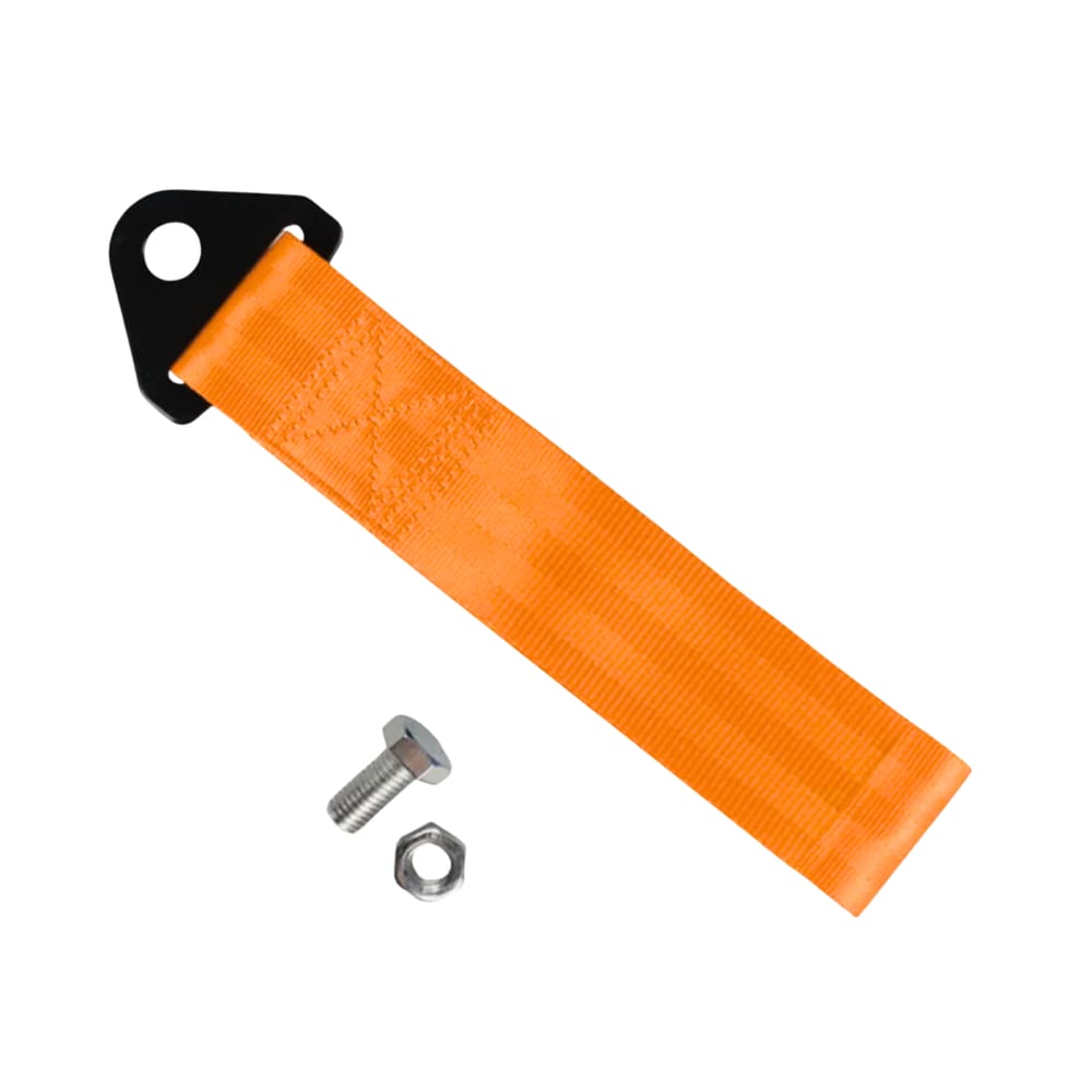 Kit Tow Strap Fita Universal Cinta Engate Laranja Estilo BR