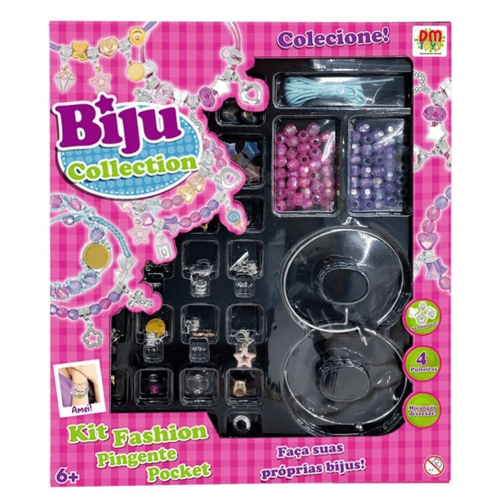 Kit Fashion  Biju Collection - Dm Toys