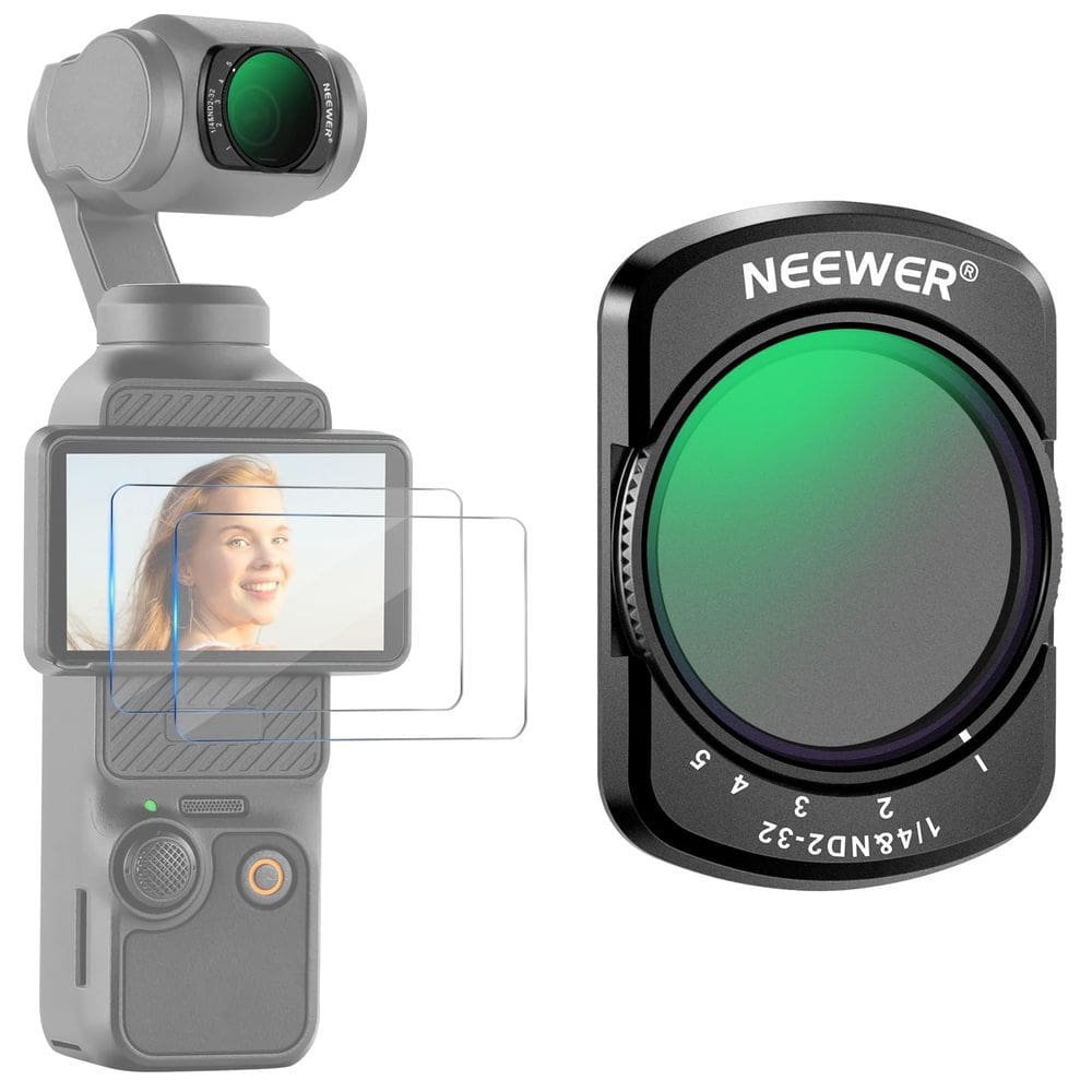 Filtro NEEWER Variable ND2-32 e 1/4 Black Difusion para DJI Osmo  3
