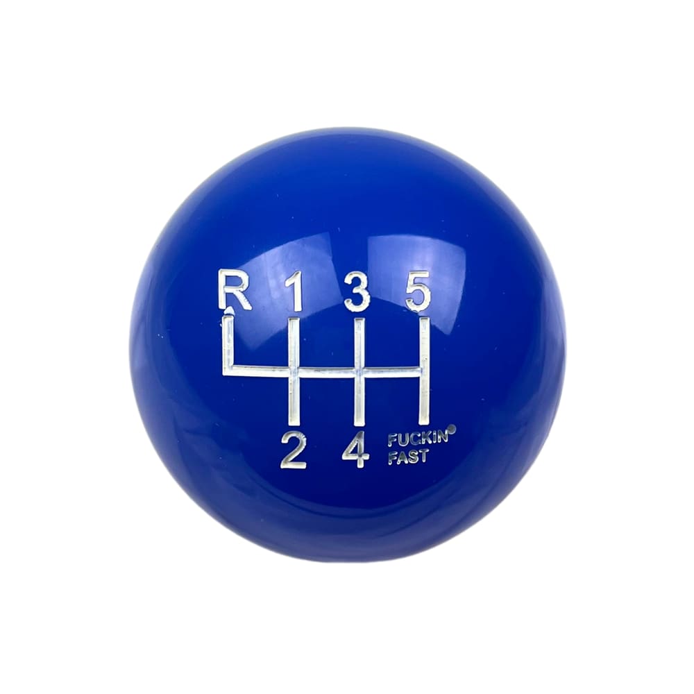 Manopla De Cambio Azul Universal Tunning 6 marchas Estilo BR