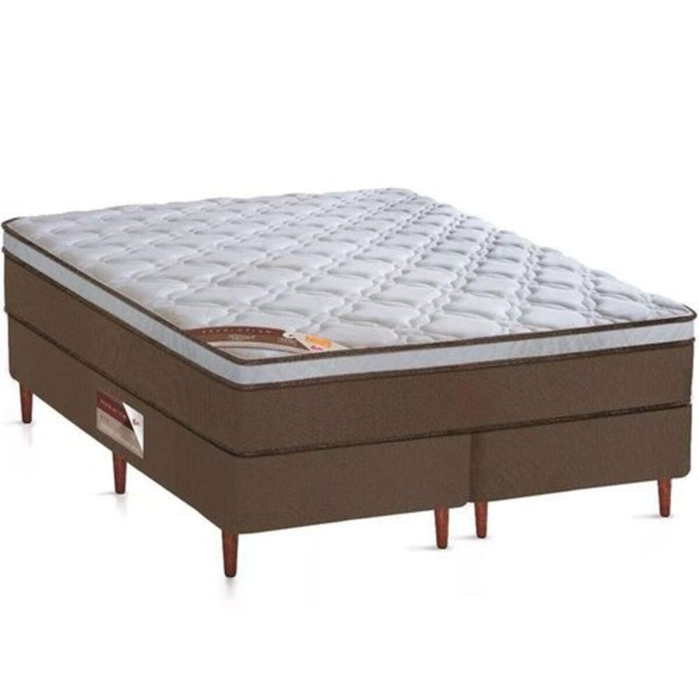 Cama Box Queen Castor Revolution 158x198x54 + Box Castor