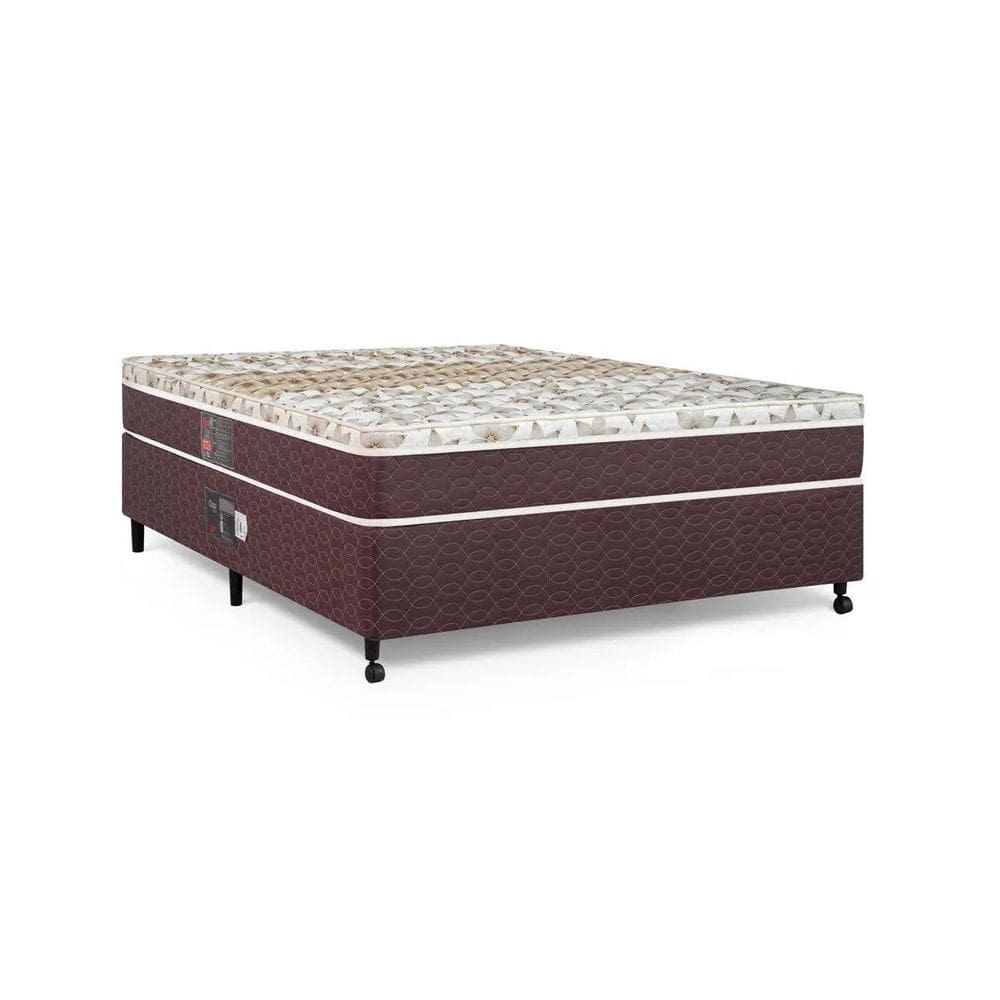 Cama Box Casal Castor Class Hibrido 138x188x52 + Box Castor