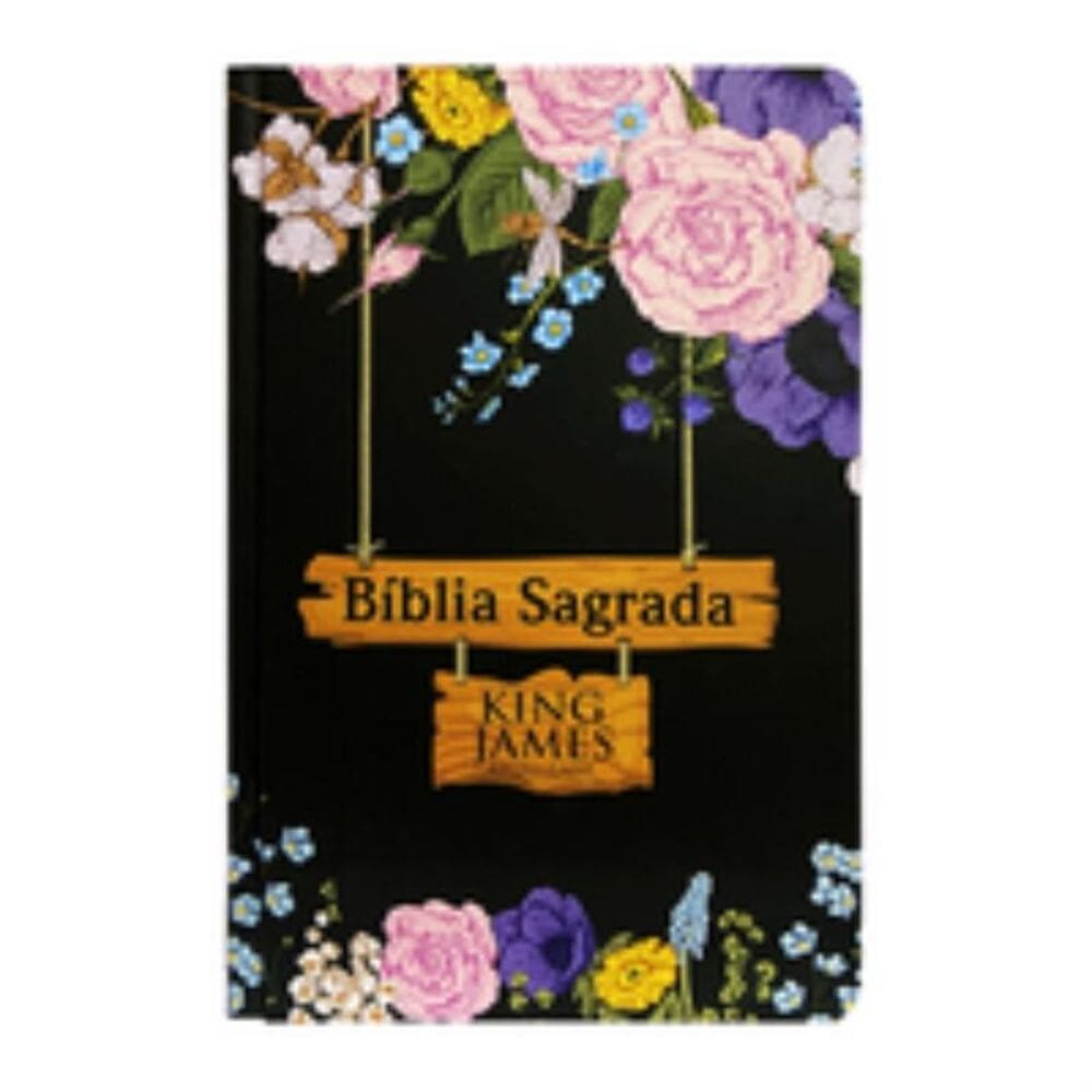 Bíblia slim KJA - jardim preta