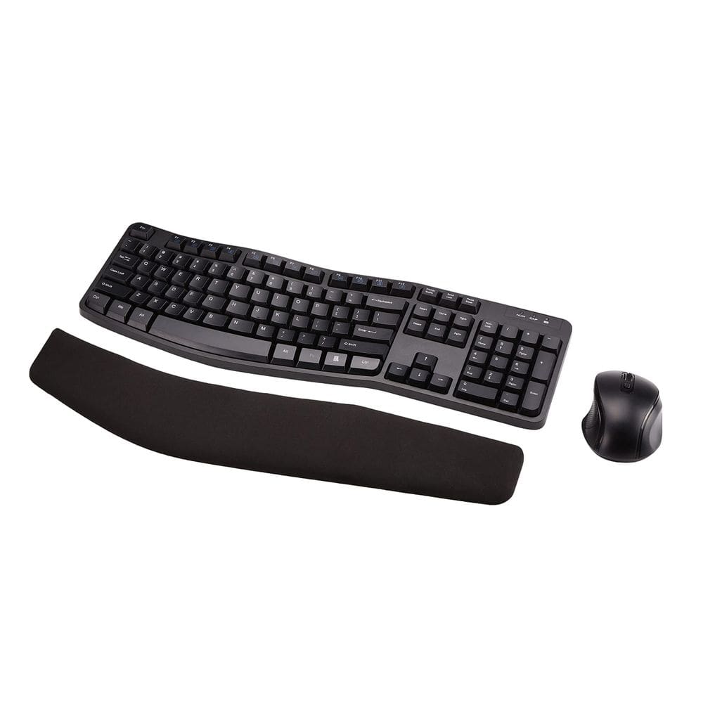 Combinação de teclado e mouse | Amazon Basics Ergonomic Wireless