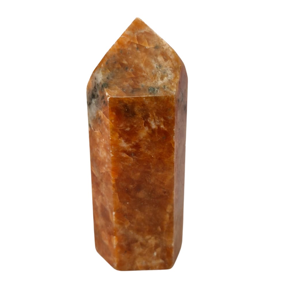 Pedra Natural Ponta de Calcita Laranja Energia 200 a 300 g