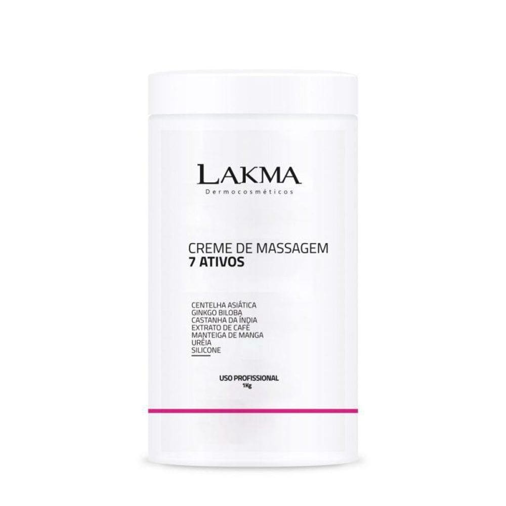 Creme De Massagem 7 Ativos 1Kg Lakma