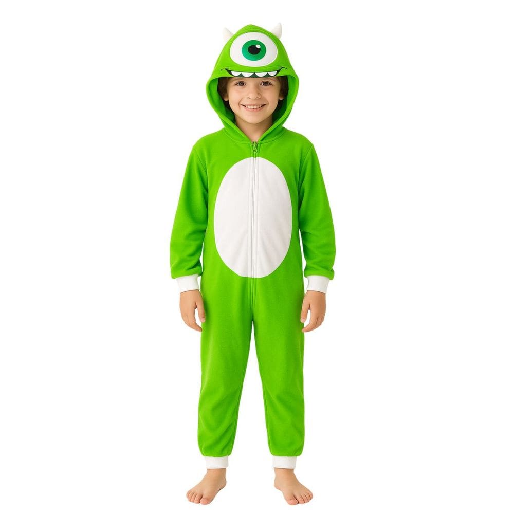 Pijama Infantil Macacão Kigurumi Fantasia Mons Mike Parmalat