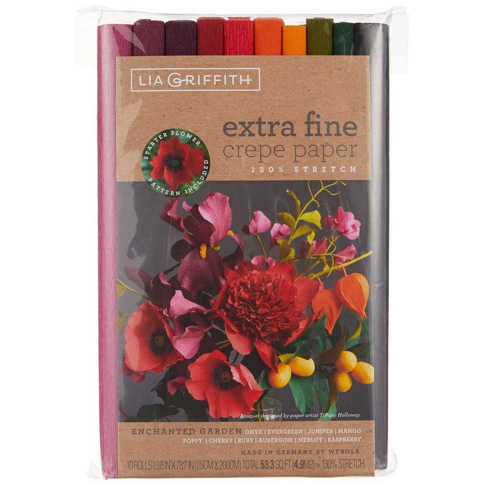 Papel crepom Lia Griffith PLG11027 Extra Fino 10 