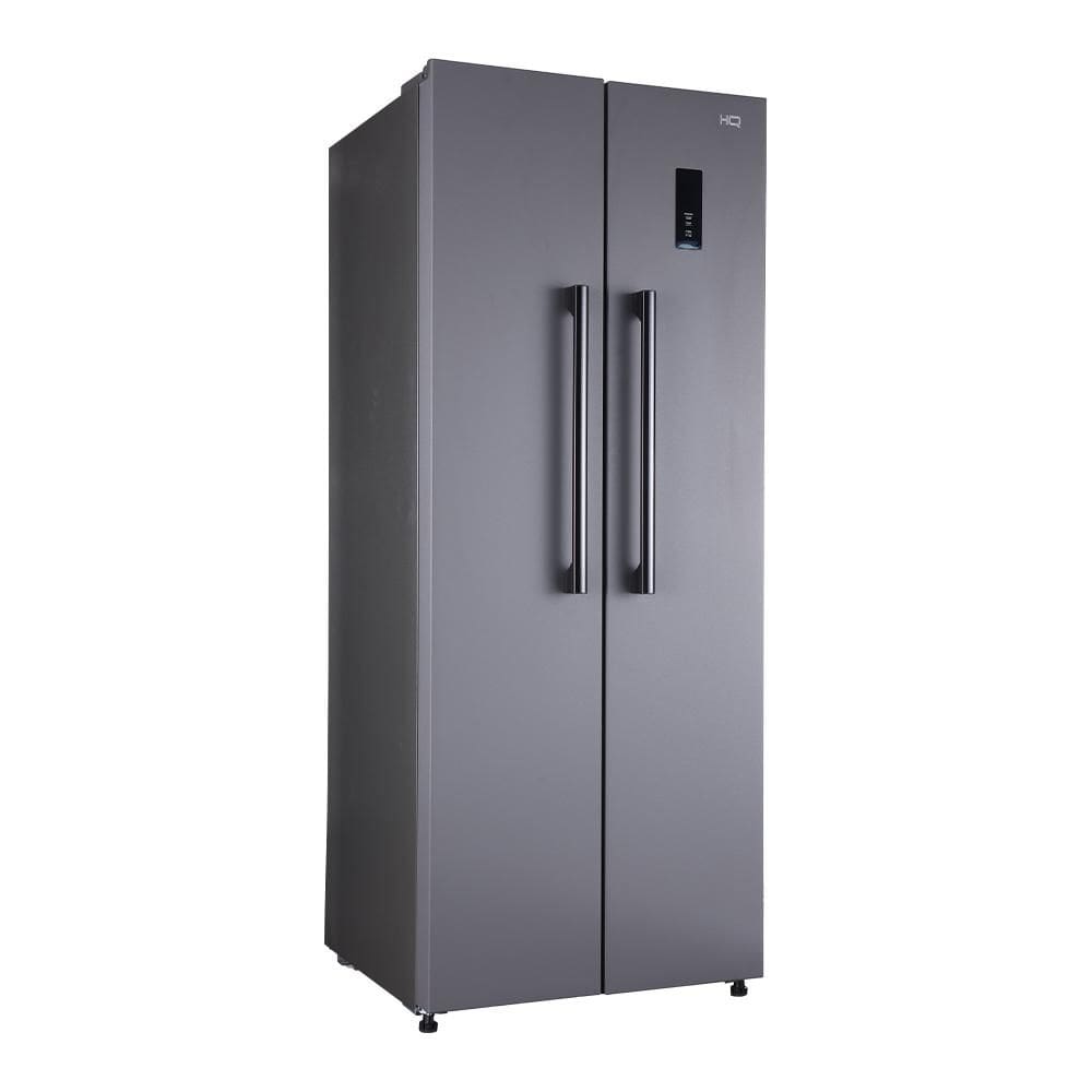 Geladeira Refrigerador HQ Frost Free Side By Side 460 Litros Cinza HQ-460SBSFF