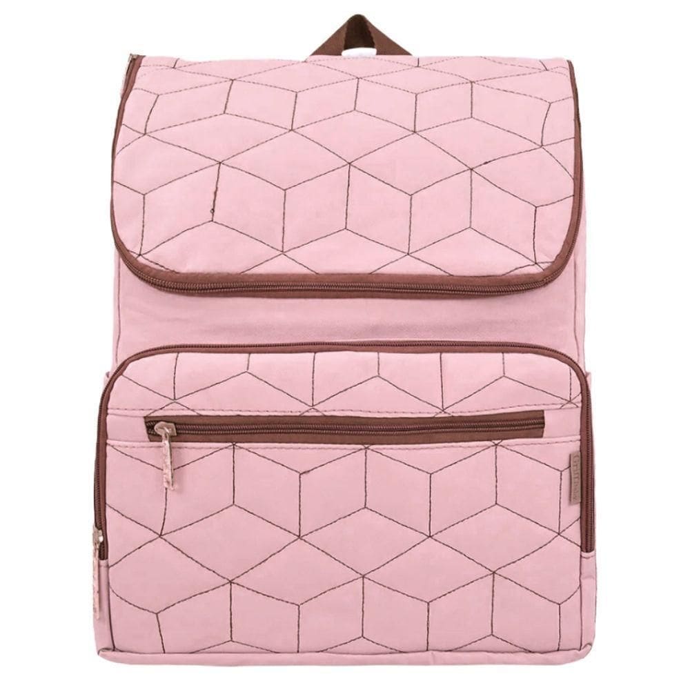 Mochila Maternidade Prisma Baby Classic Premium Rosa
