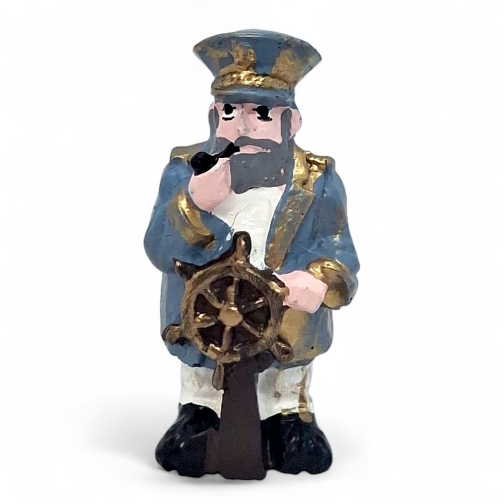 Imagem Estátua Marinheiro Resina Umbanda Candomblé 7 cm