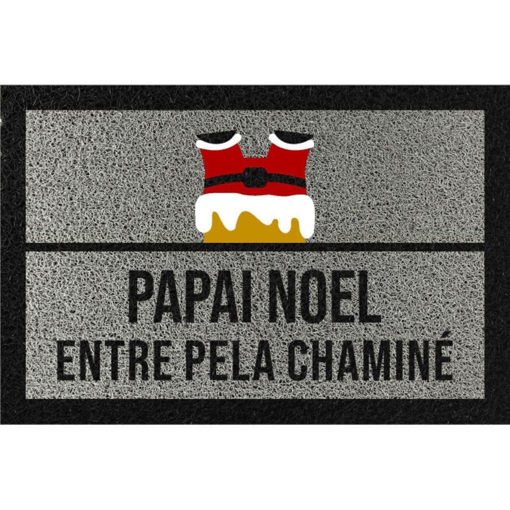 Tapete Decoração Papai Noel Chaminé