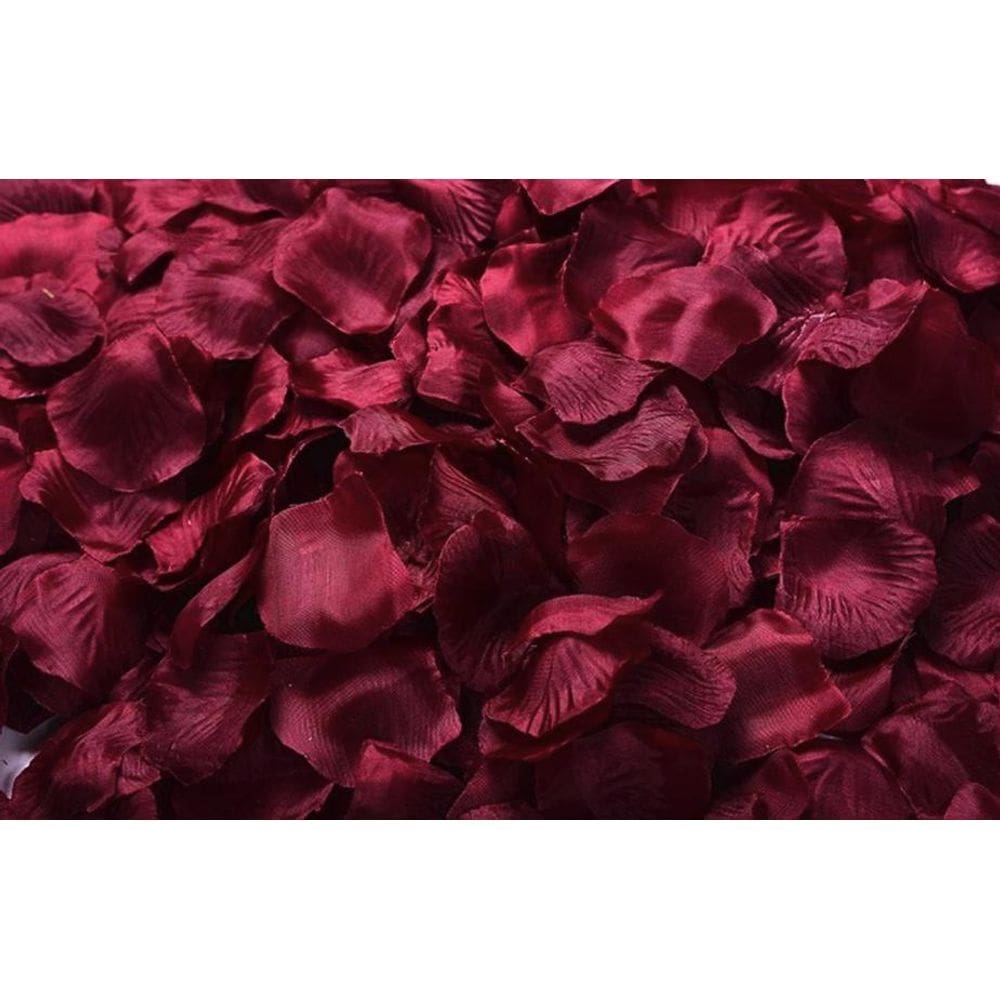 Kit Pétalas Artificiais Vinho Decoração Casamento