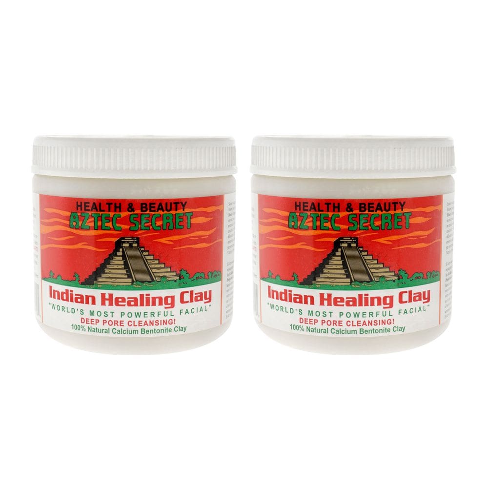 Máscara facial Aztec Secret Indian Healing Clay, pacote com 2