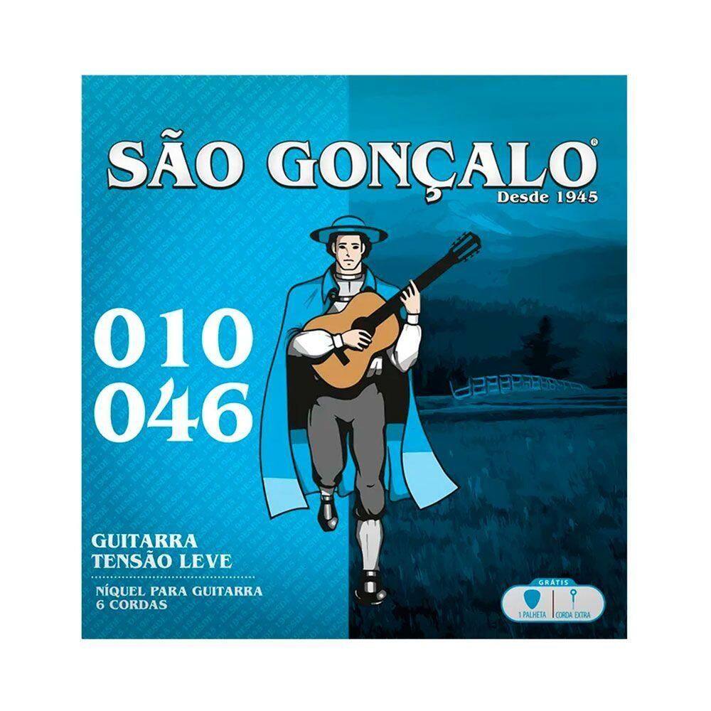 Encordoamento P/ Guitarra São Gonçalo Níquel 10/46 - Ec0447