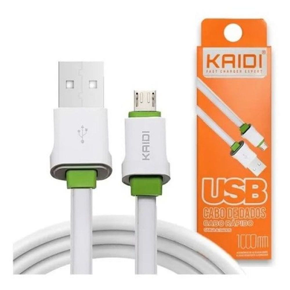 Cabos de Dados USB + Micro USB (V8) Kaidi