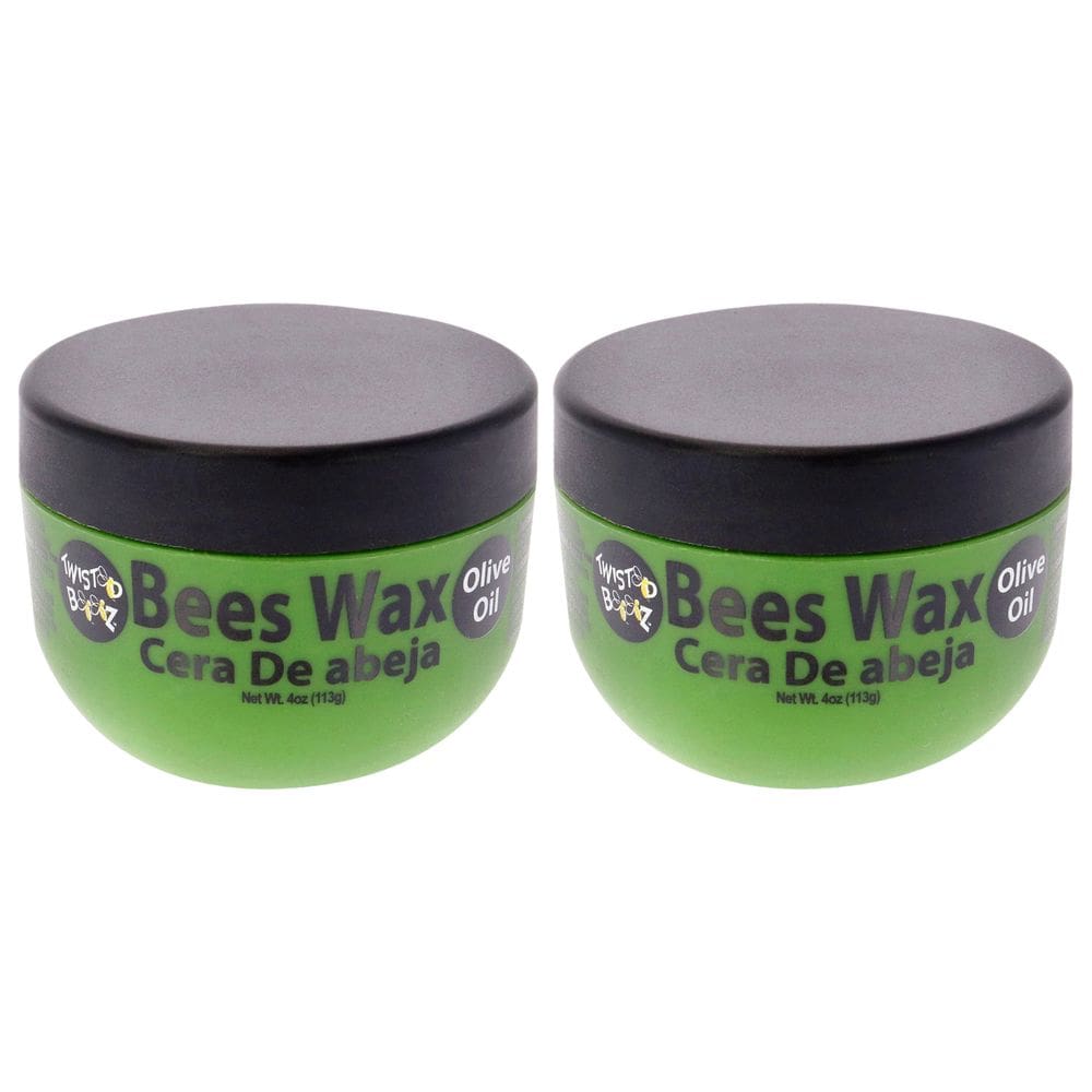 Cera para cabelo Ecoco Twisted Bees Wax com azeite de oliva, pacote com 2