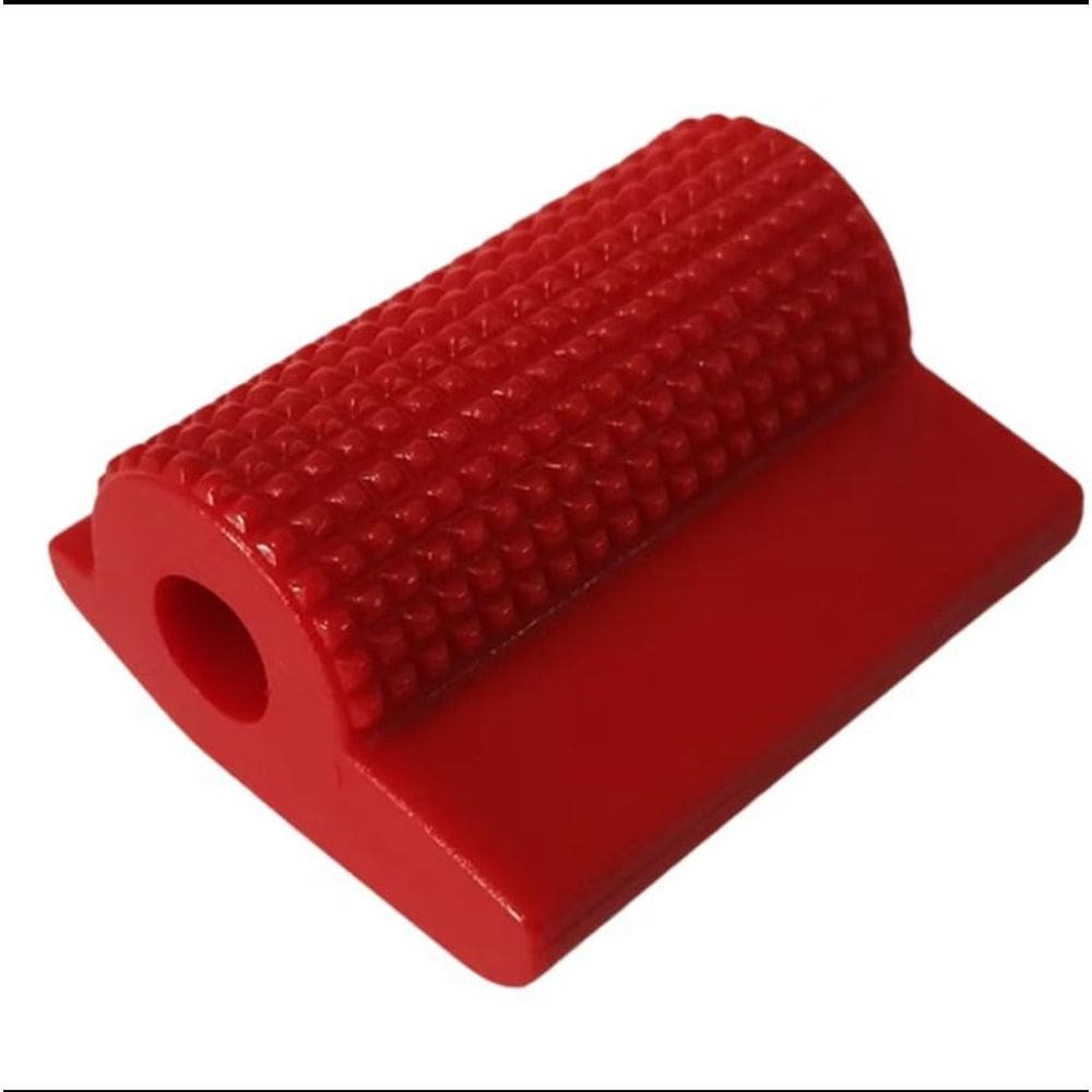 Protetor de pedal marcha e tenis - moto- universal- vermelho