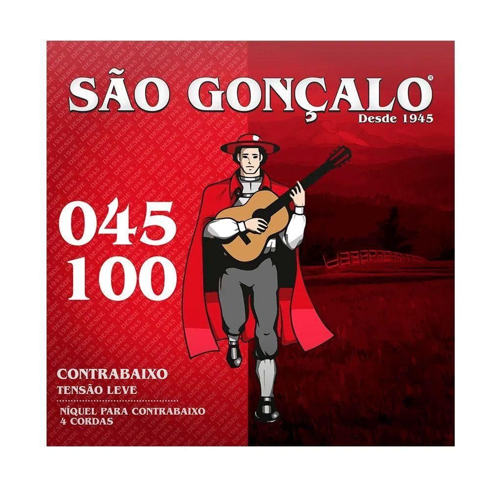 Encordoamento São Gonçalo P/ Baixo 4 Cordas 45/100 - Ec0448