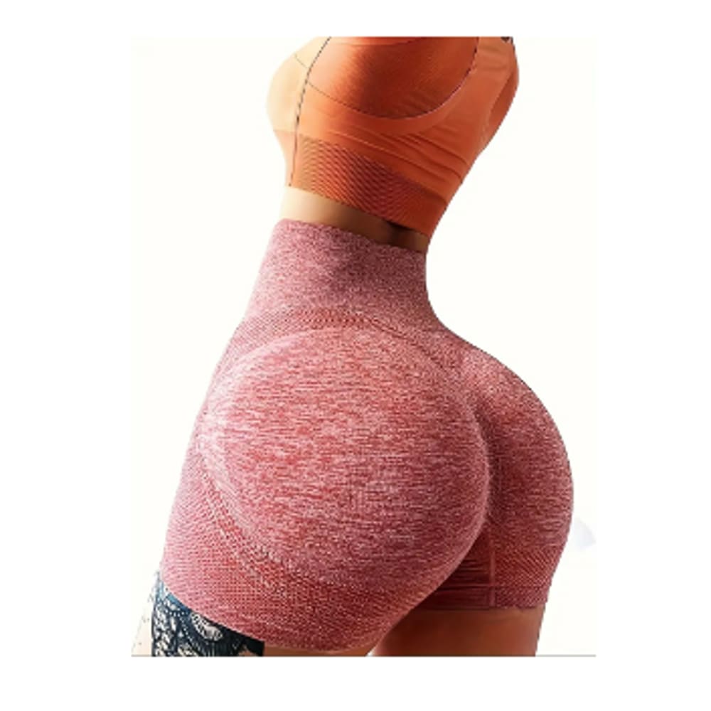 Short Feminino Empina Bumbum Modela e Valoriza-COR PESSEGO