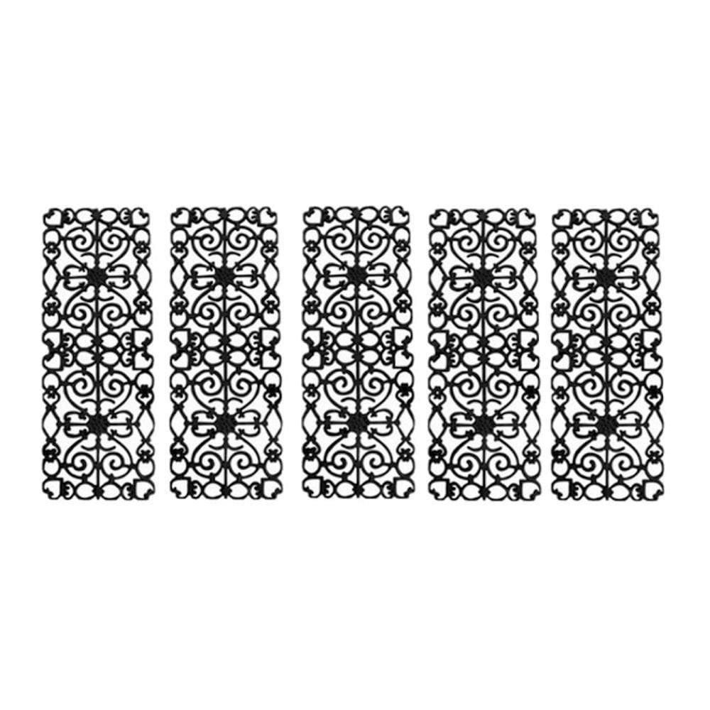 Kit 5 Grades De Ferro Ramada Sacada Varanda Escada 95x36cm
