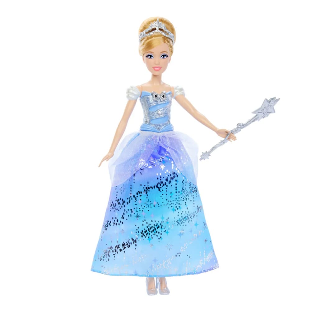 Boneca Cinderela Vestido Baile Encantado com Luz e Som - Mattel