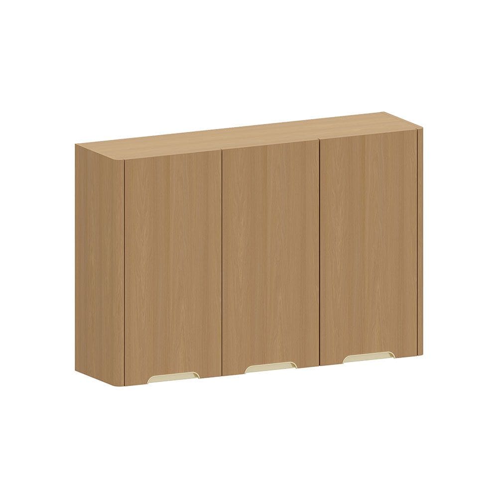 Armário Aéreo para Cozinha 120cm 3 Portas Lúmina Luciane Móveis